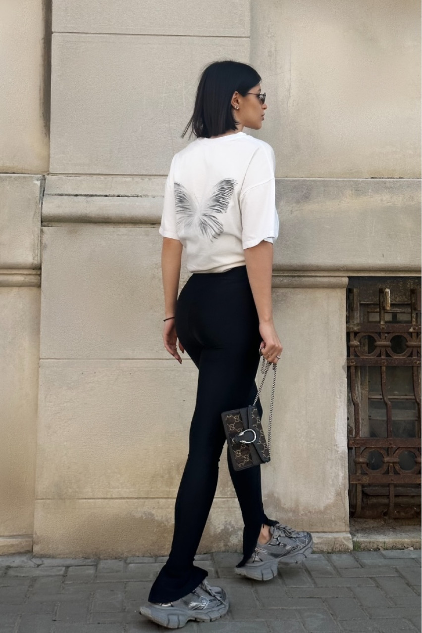 Чорні легінси із застібками FW2024-25 BLAZH.